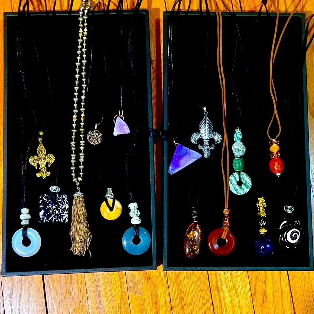 Variety of Unique necklaces! Natural Gemstones No 2 alike! All Hand Crafted